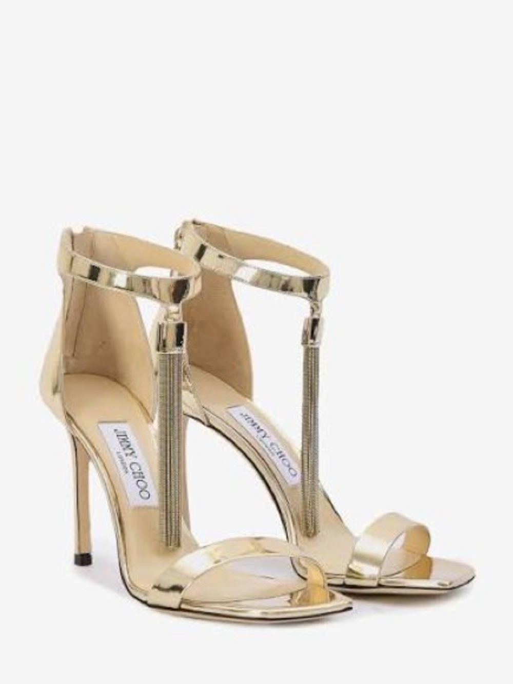 Jimmy Choo Gold Metallic Heels